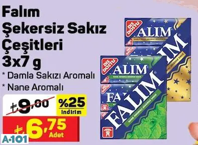 FALIM ŞEKERSİZ SAKIZ